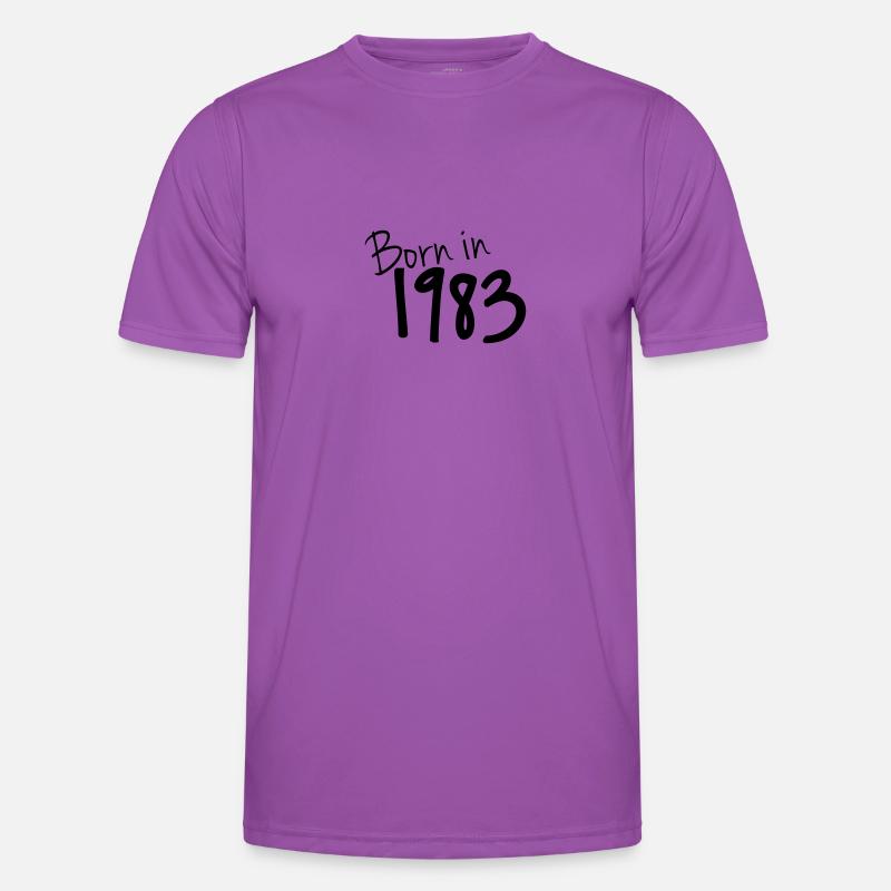 Born In 1983 T-shirt sport Homme