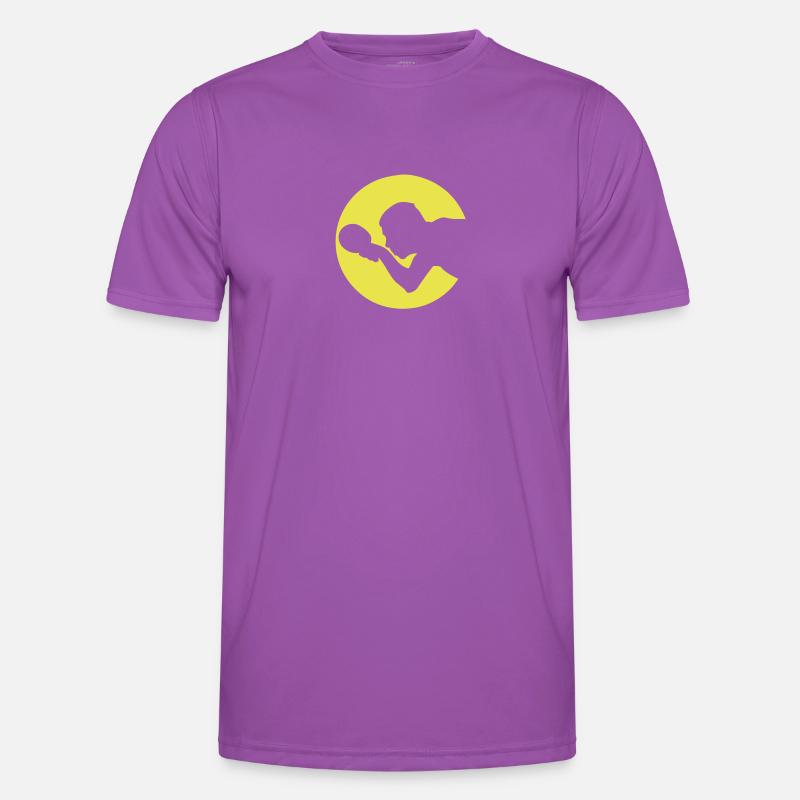 talbe tennis ping pong buffer logo 11124 Men's Functional T-Shirt