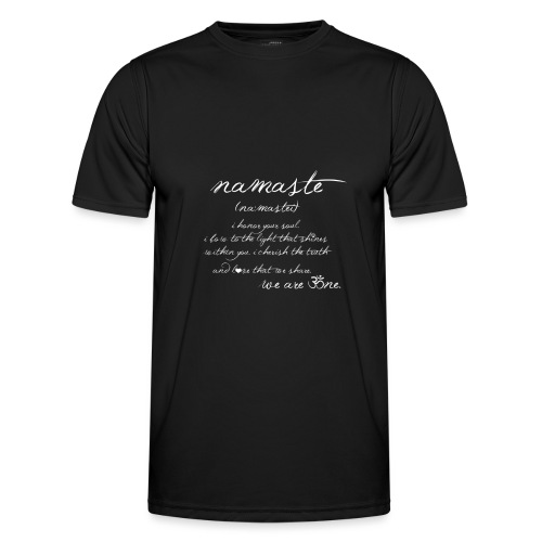 Yoga Namaste - Männer Funktions-T-Shirt