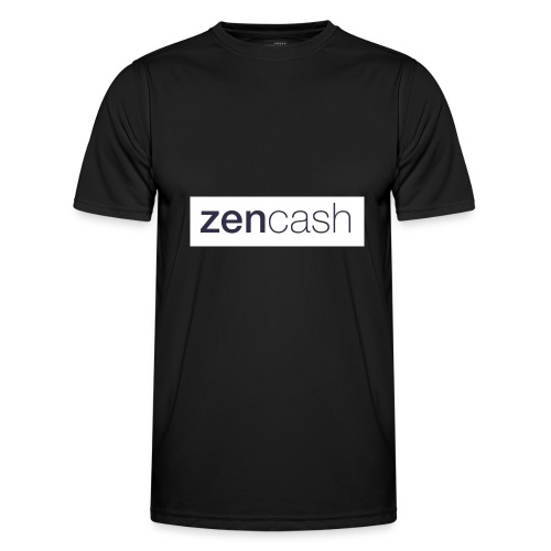 ZenCash CMYK_Horiz - Full - Men's Functional T-Shirt