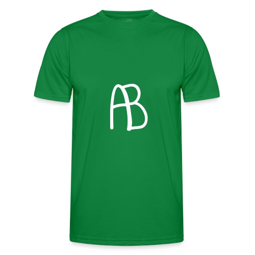 AB Hvit - Funksjons-T-skjorte for menn