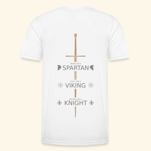 Spartan Viking Knight GRAU - Männer Funktions-T-Shirt