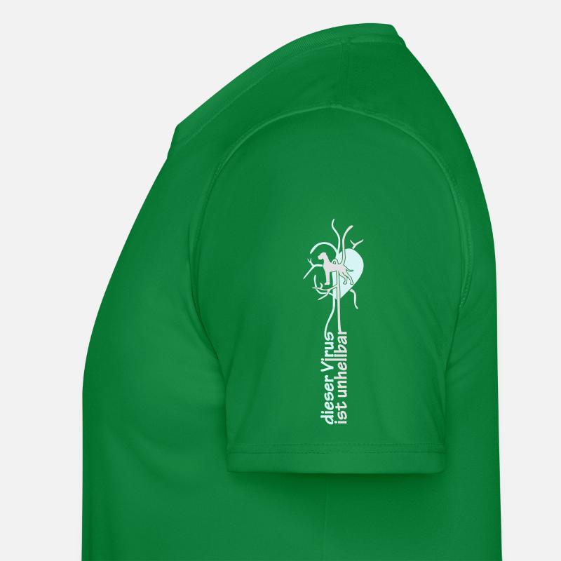Doggenvirus schmal Männer Funktions-T-Shirt