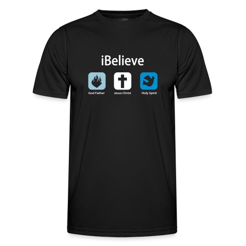 iBelieve - Jesus Shirt (UK) - Männer Funktions-T-Shirt