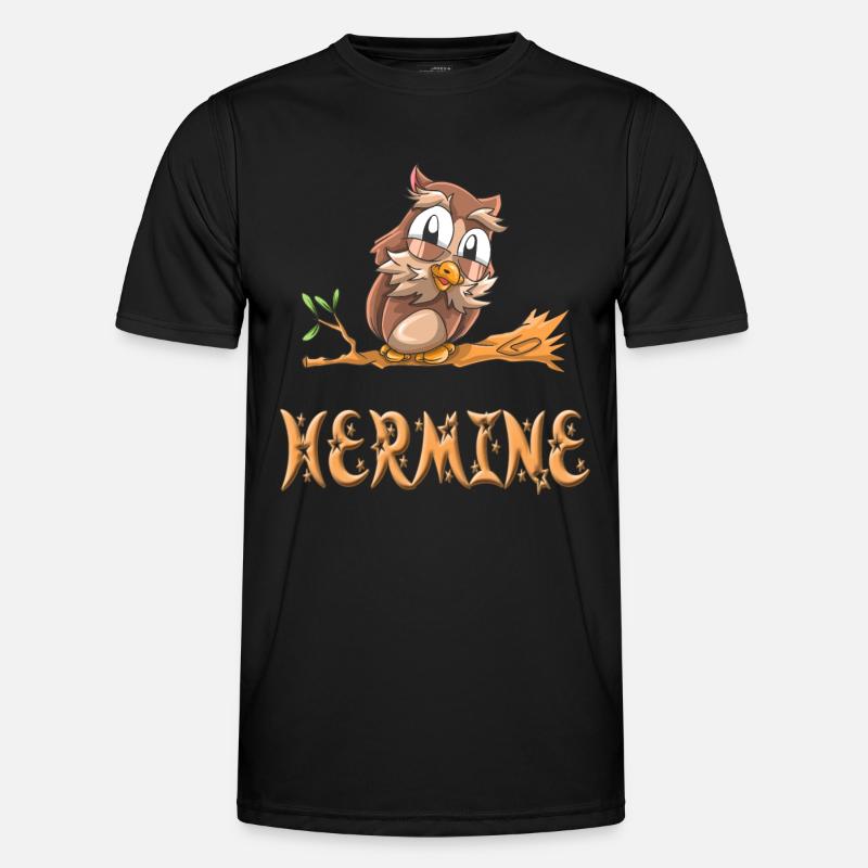 Eule Hermine Männer Funktions-T-Shirt