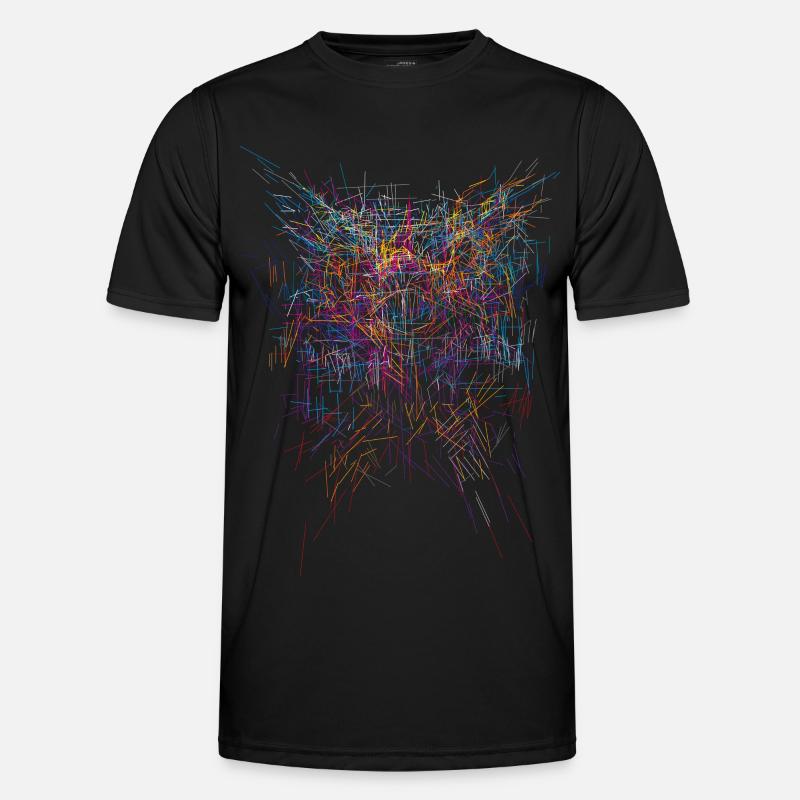 Sci-Fi Horror Design T-shirt sport Homme
