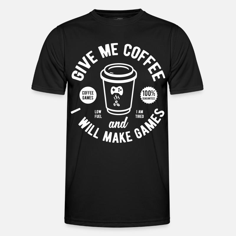 Games developer - Men's Functional T-Shirt - black