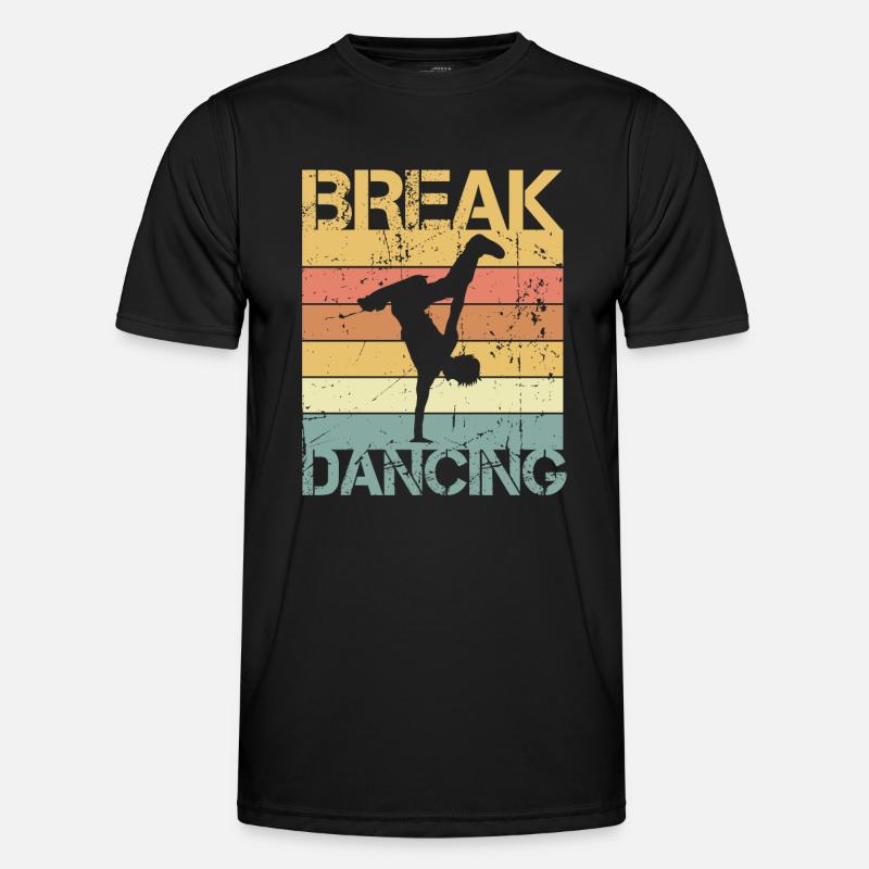 Breakdance Männer Funktions-T-Shirt