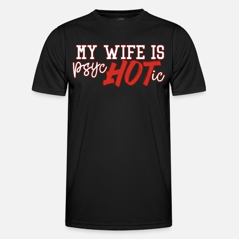 Frau Ehe Männer Funktions-T-Shirt