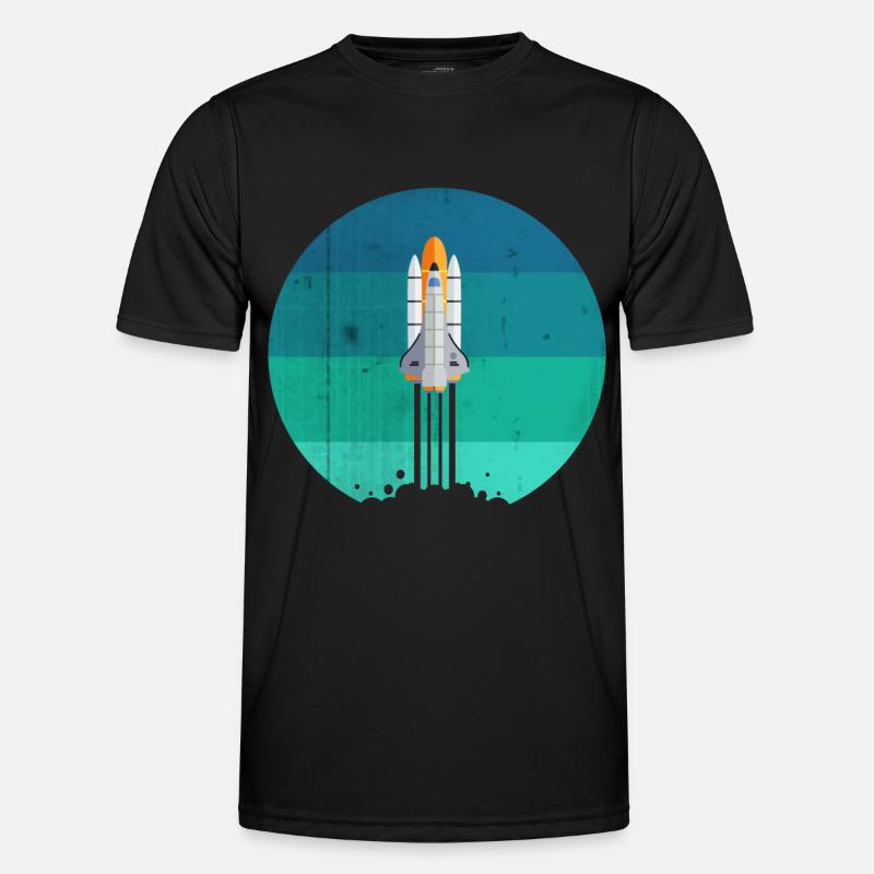 Space rocket rocket launch Men's Functional T-Shirt