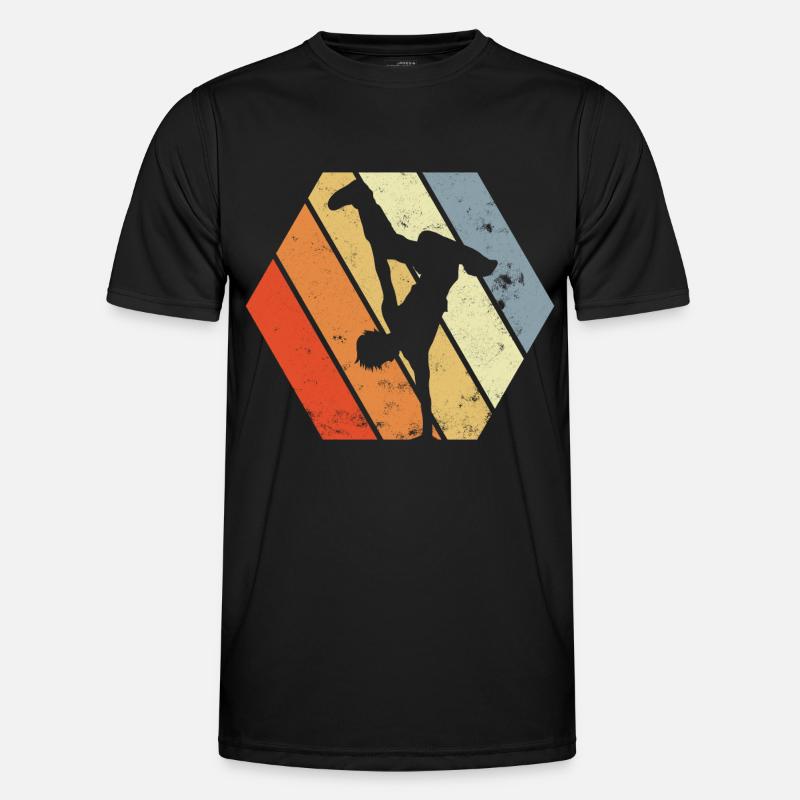 Breakdancer Männer Funktions-T-Shirt