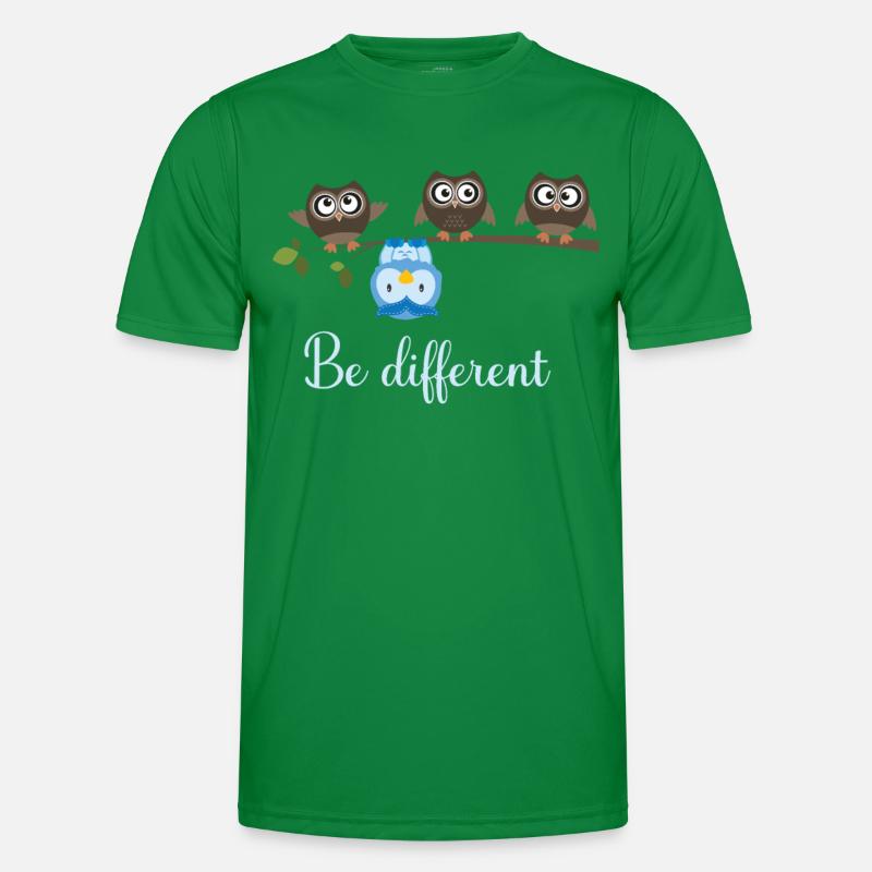 Be Different Owl T-shirt sport Homme
