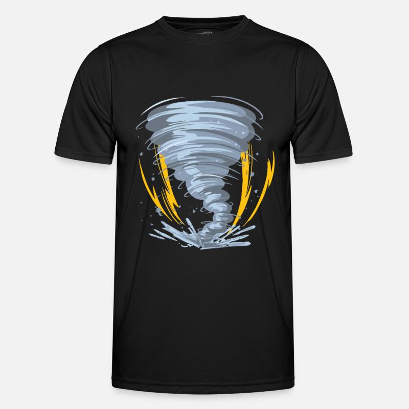 Tornado Hurricane Windsturm Geschenkidee Männer Funktions-T-Shirt