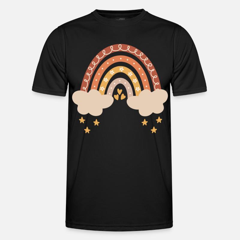 Boho Regenbogen Baby Junge Mädchen Geburt Geschenk Männer Funktions-T-Shirt