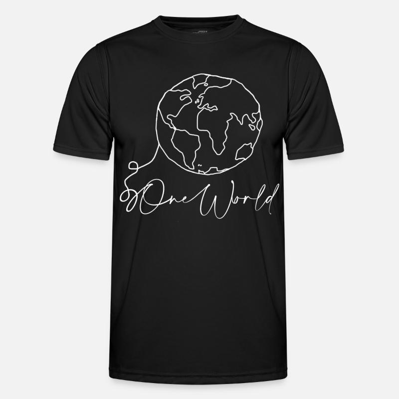 World - Men's Functional T-Shirt - black