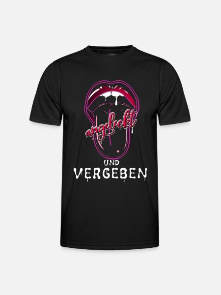 Verliebt - Männer Funktions-T-Shirt - Schwarz