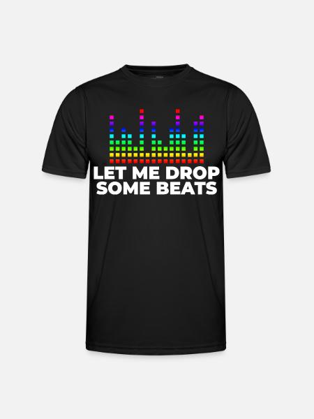 DJ Music - Men's Functional T-Shirt - black