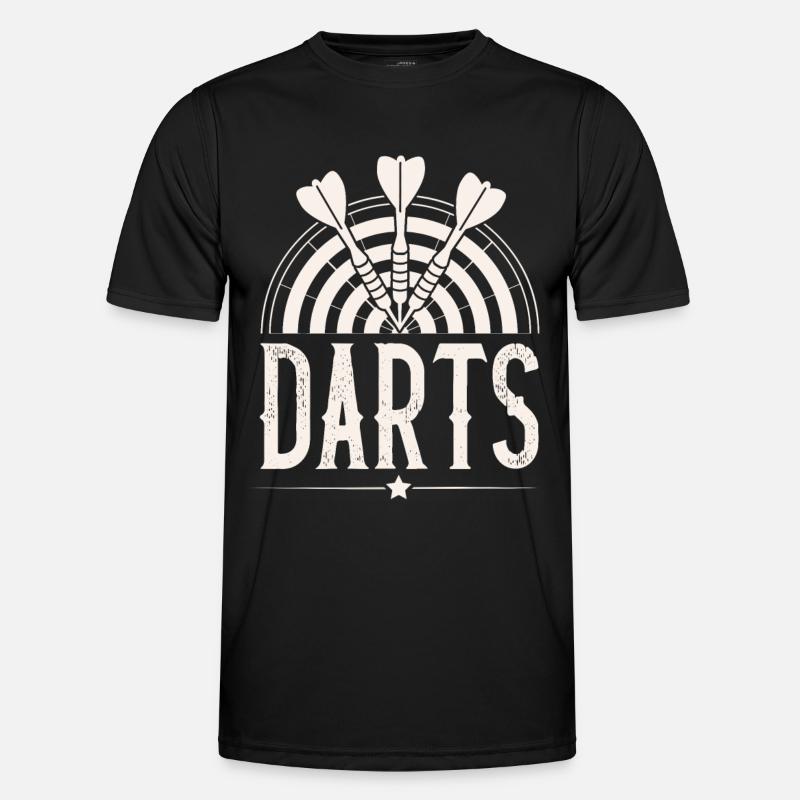 Dart Darten Darts - Men's Functional T-Shirt - black