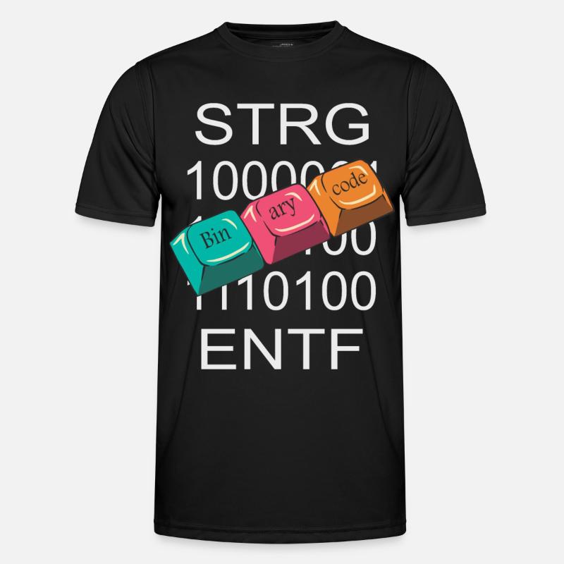 Computer Nerd - Men's Functional T-Shirt - black