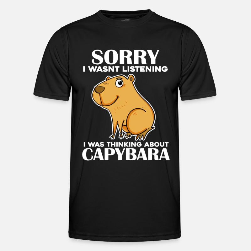 Capybara - Men's Functional T-Shirt - black