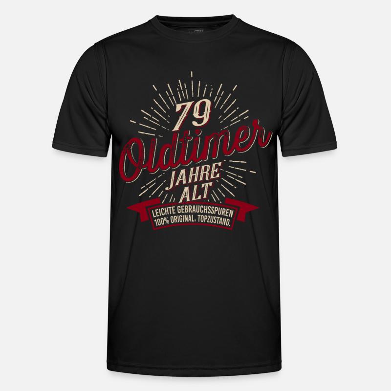 79. Geburtstag Oldtimer Männer Funktions-T-Shirt