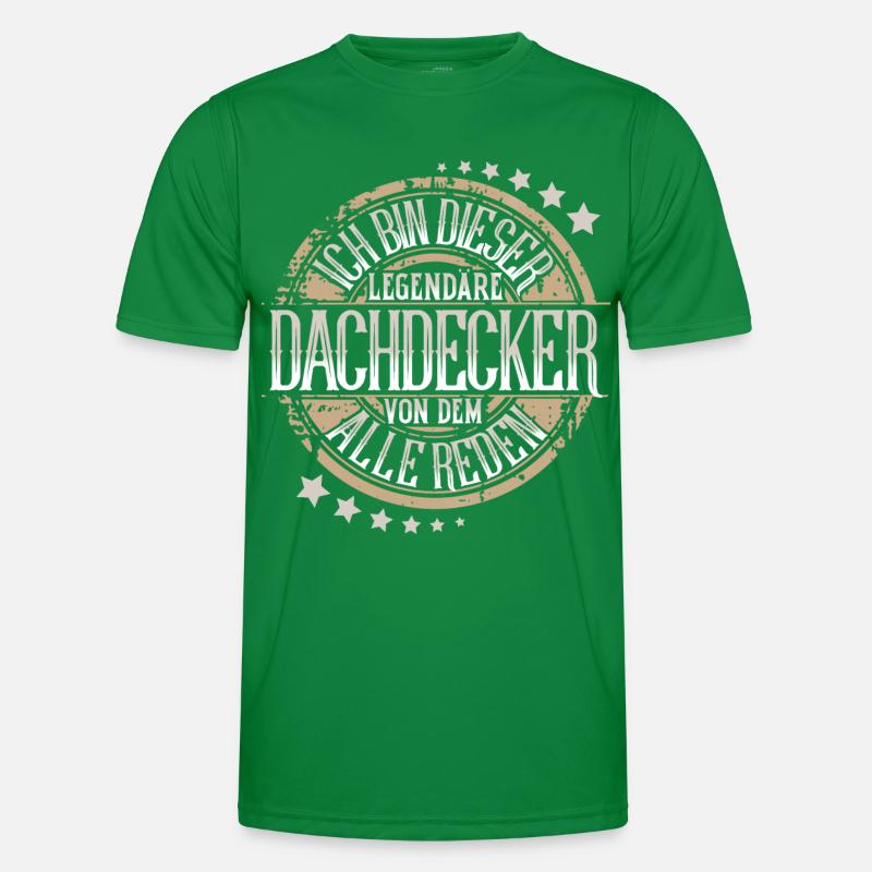 Dachdecker Männer Funktions-T-Shirt