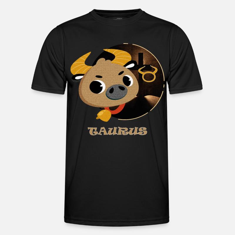 Sternzeichen Stier Männer Funktions-T-Shirt