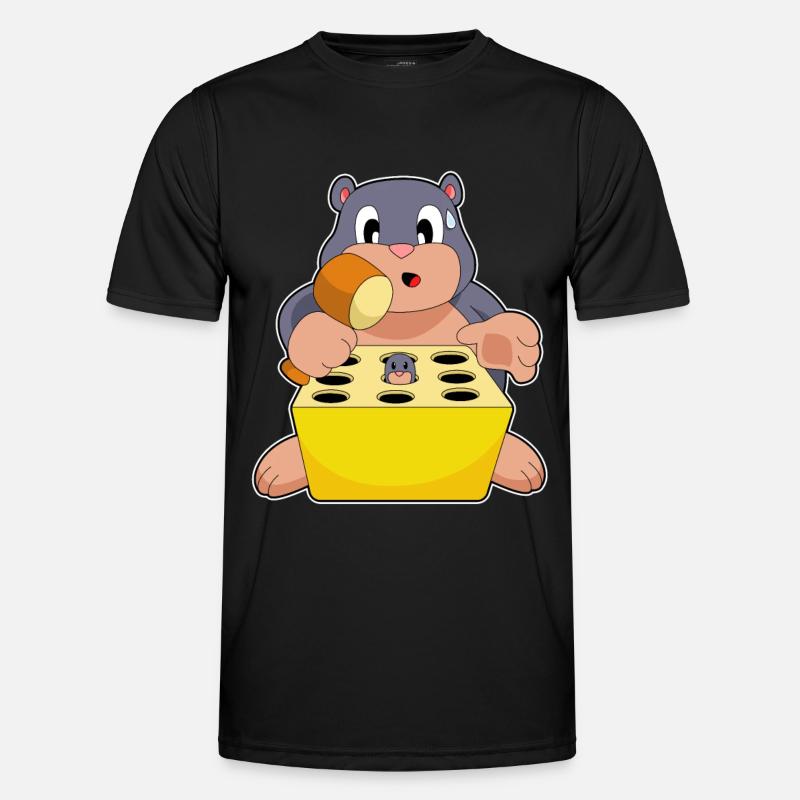 Mole Game - Men's Functional T-Shirt - black
