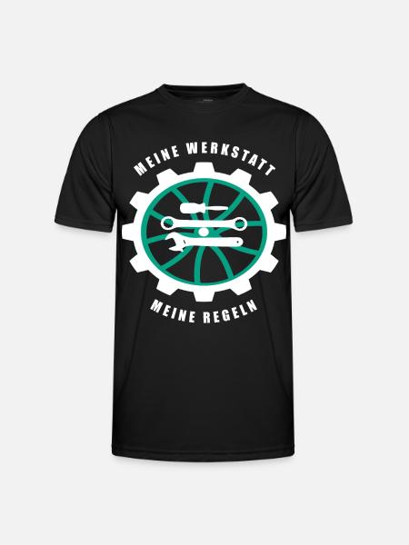 My workshop My rules - Men's Functional T-Shirt - black