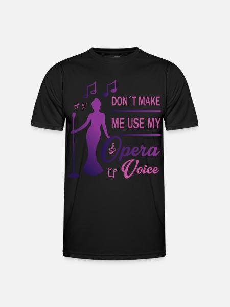 Loud voice - Men's Functional T-Shirt - black