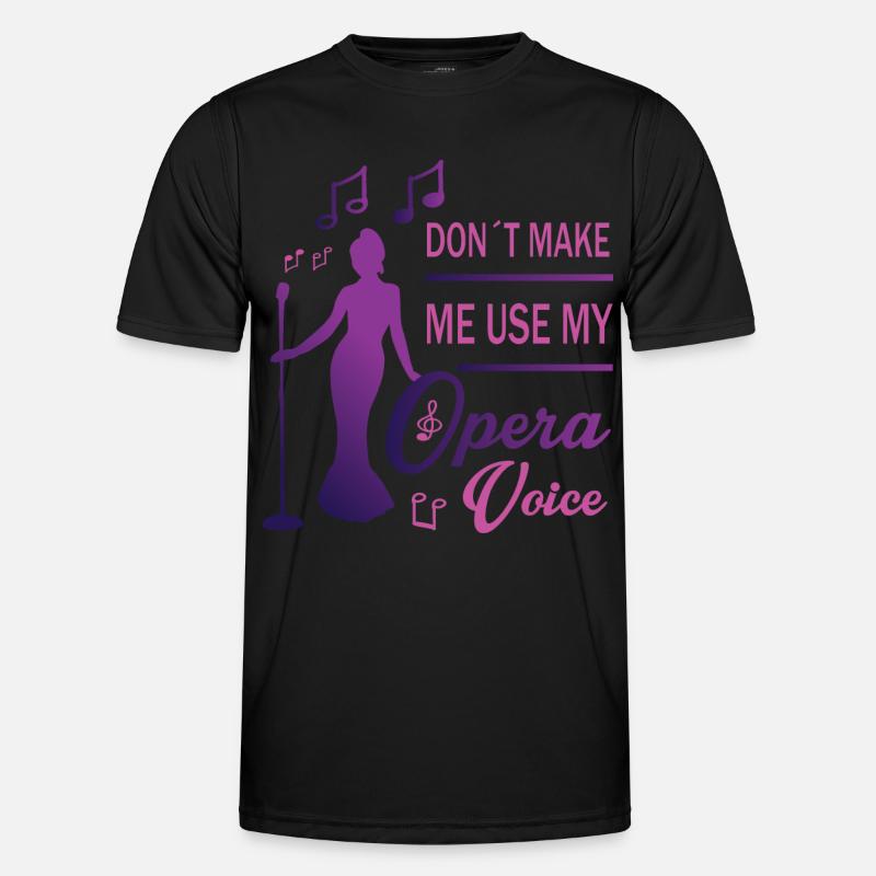 Loud voice - Men's Functional T-Shirt - black
