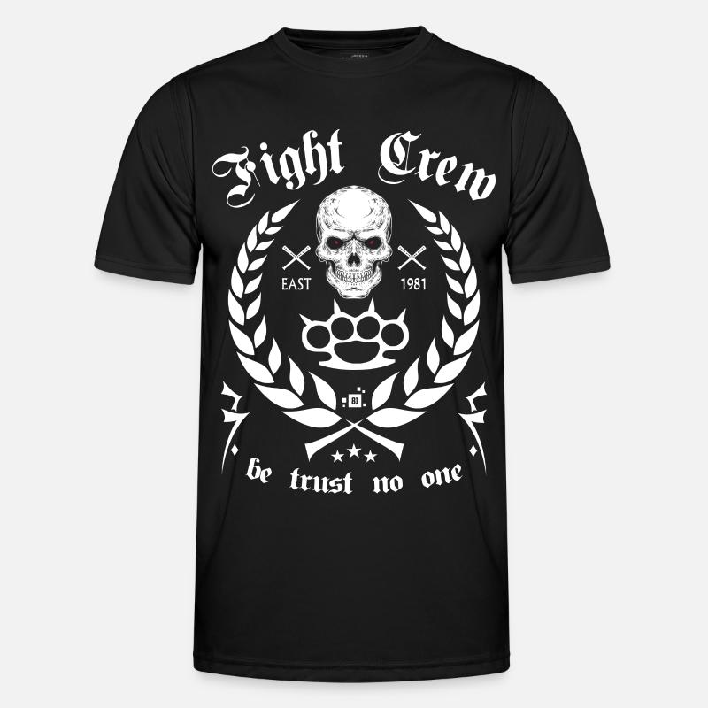 Kampfmannschaft - Männer Funktions-T-Shirt - Schwarz