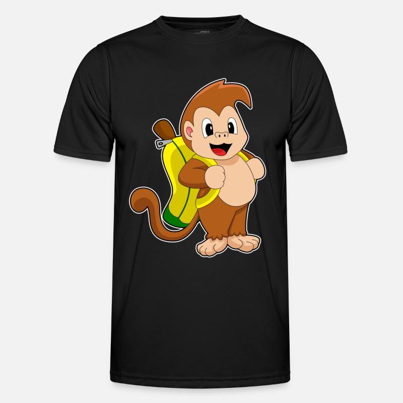 Monkey Banana - Men's Functional T-Shirt - black