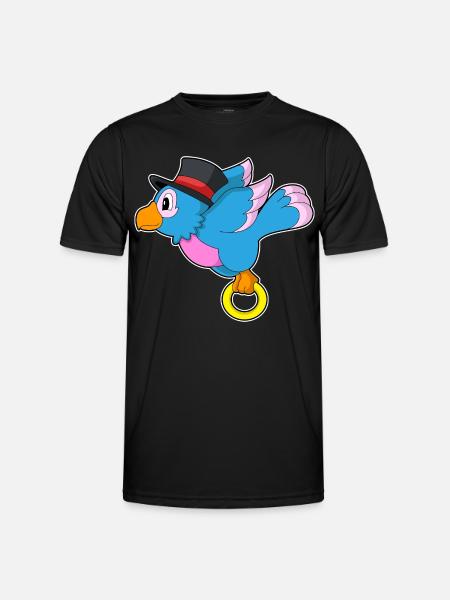 Parrot Groom Wedding Ring Wedding - Men's Functional T-Shirt - black