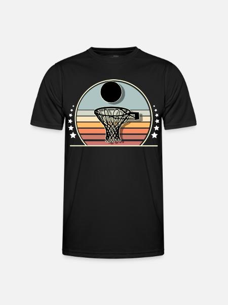 Joueurs de basket-ball - T-shirt sport Homme - noir