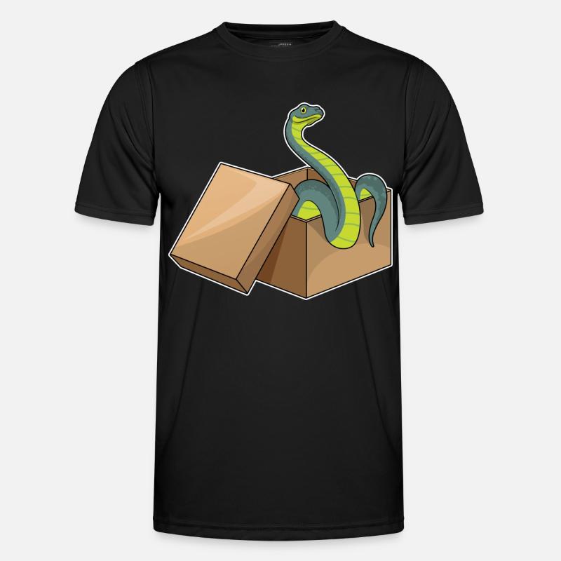 Snake Box - Men's Functional T-Shirt - black