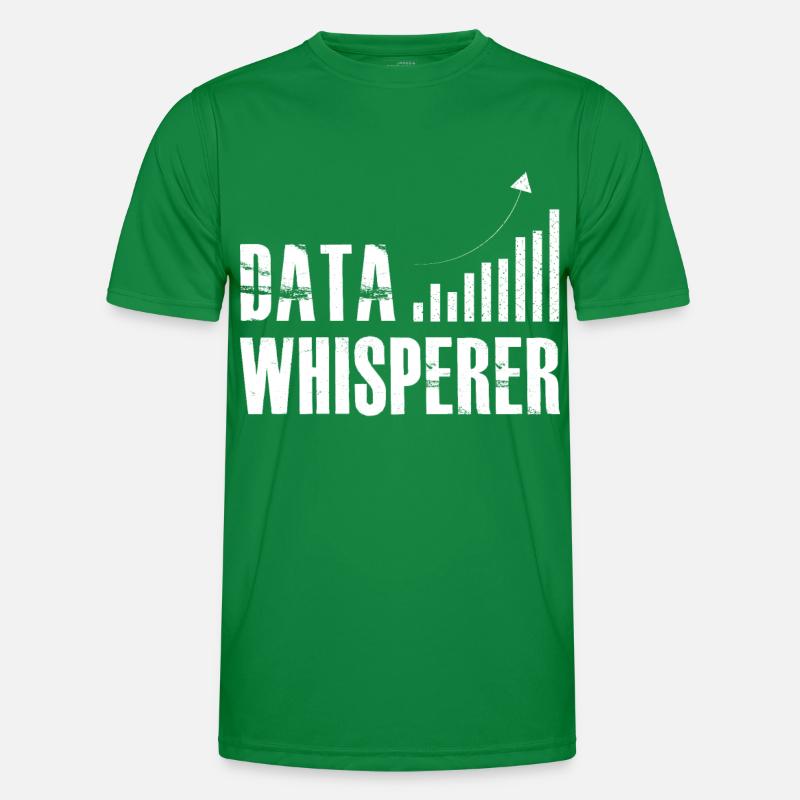 Datenflüsterer, wissenschaftlicher Analyst, Softwareentwickler Männer Funktions-T-Shirt