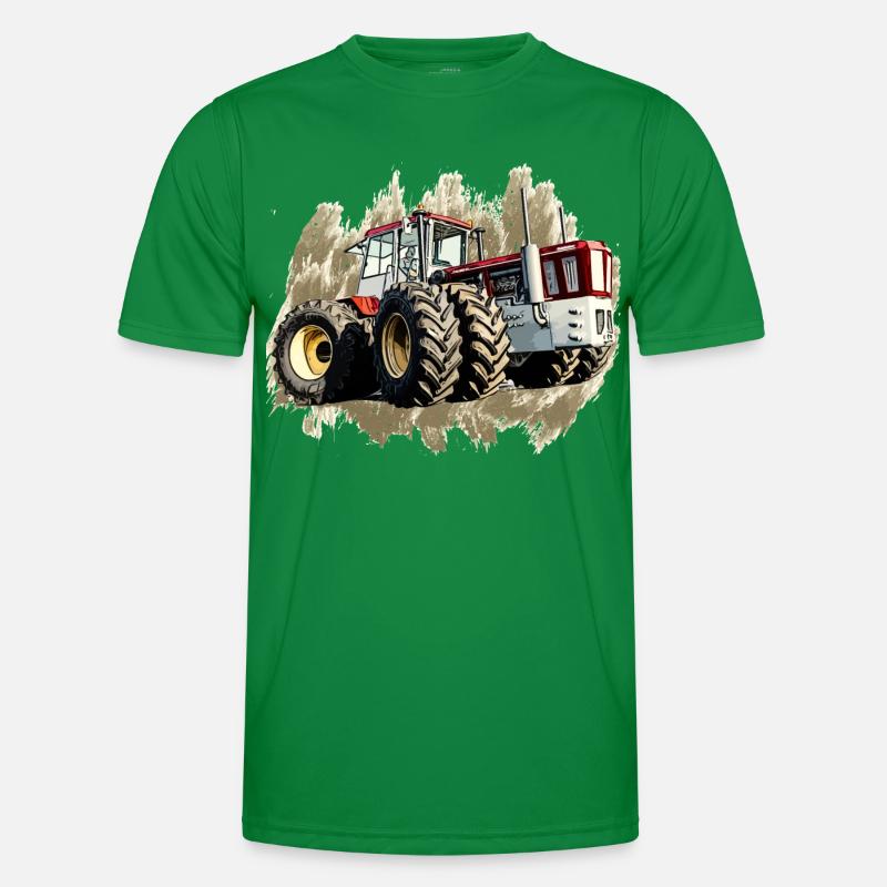 Traktor Gigant Männer Funktions-T-Shirt