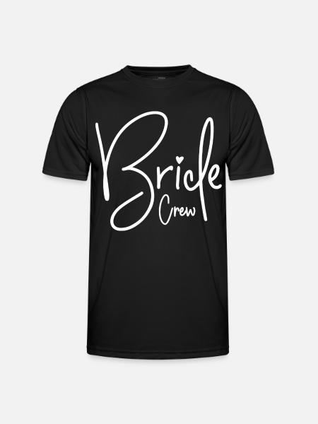 Bride Crew - Men's Functional T-Shirt - black