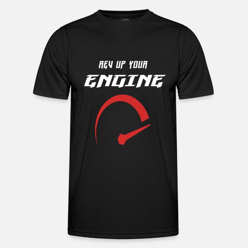 Rev up your engine - Men's Functional T-Shirt - black