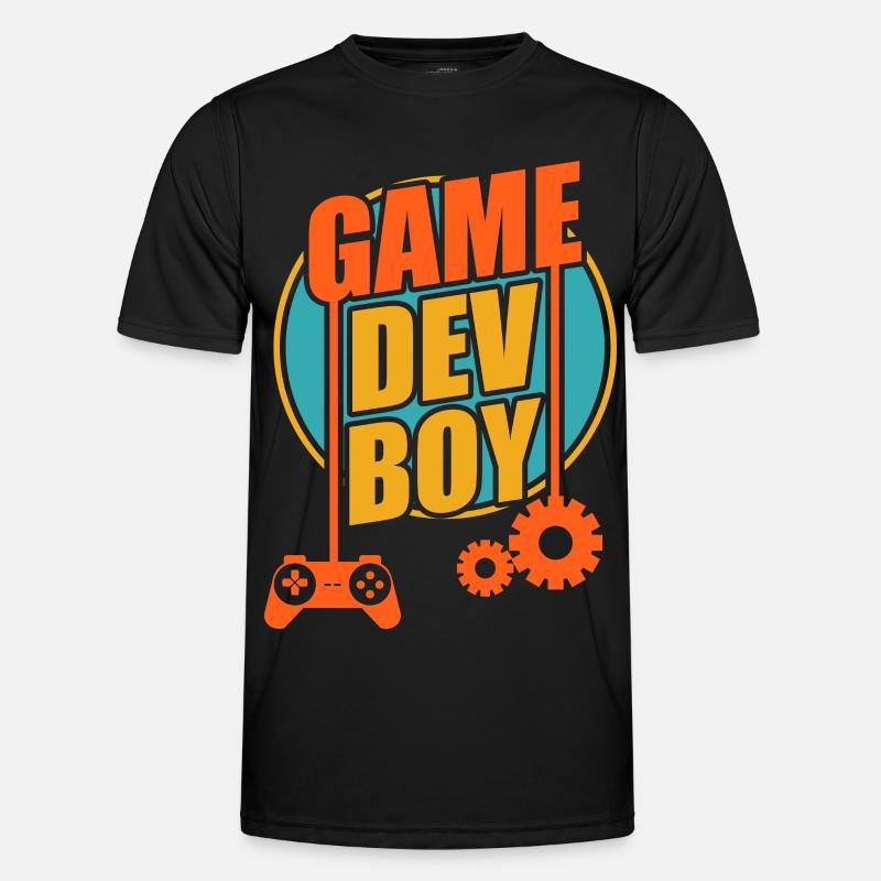 Game Developer Boy - Men's Functional T-Shirt - black