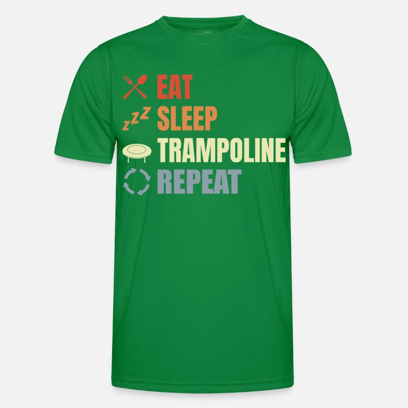 Routine de saut de trampoline T-shirt sport Homme