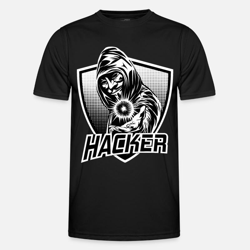 HACKER - Men's Functional T-Shirt - black