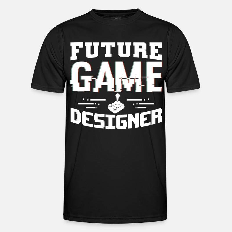 Game Designer Junge - Männer Funktions-T-Shirt - Schwarz