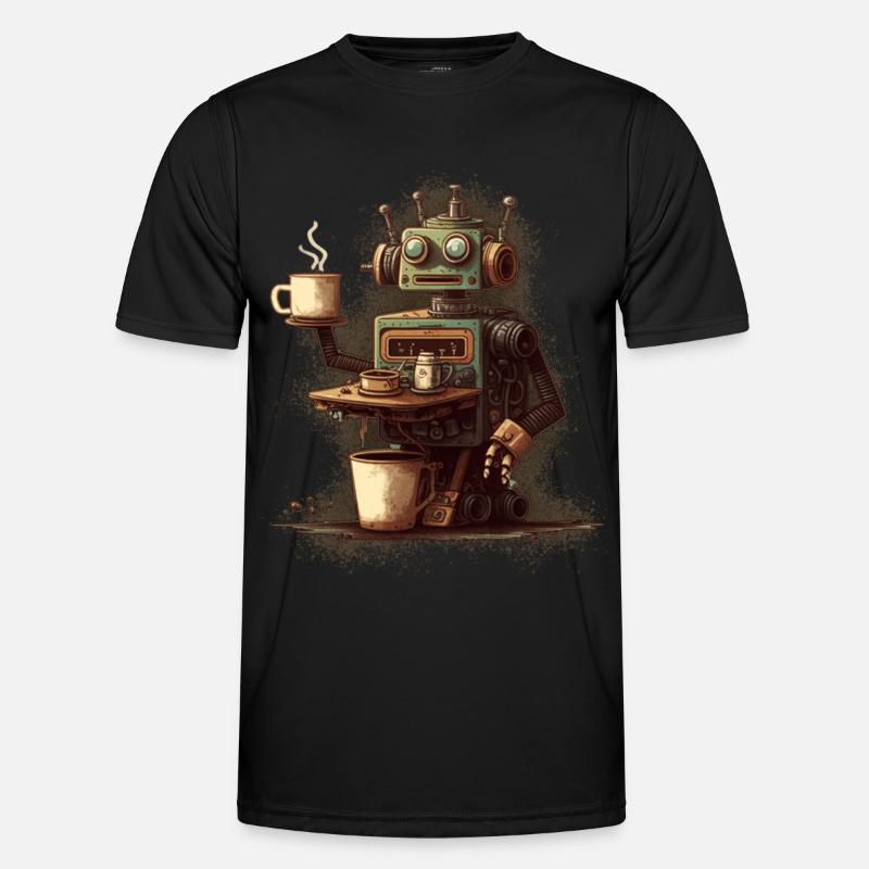 Robot de cuisson du café T-shirt sport Homme
