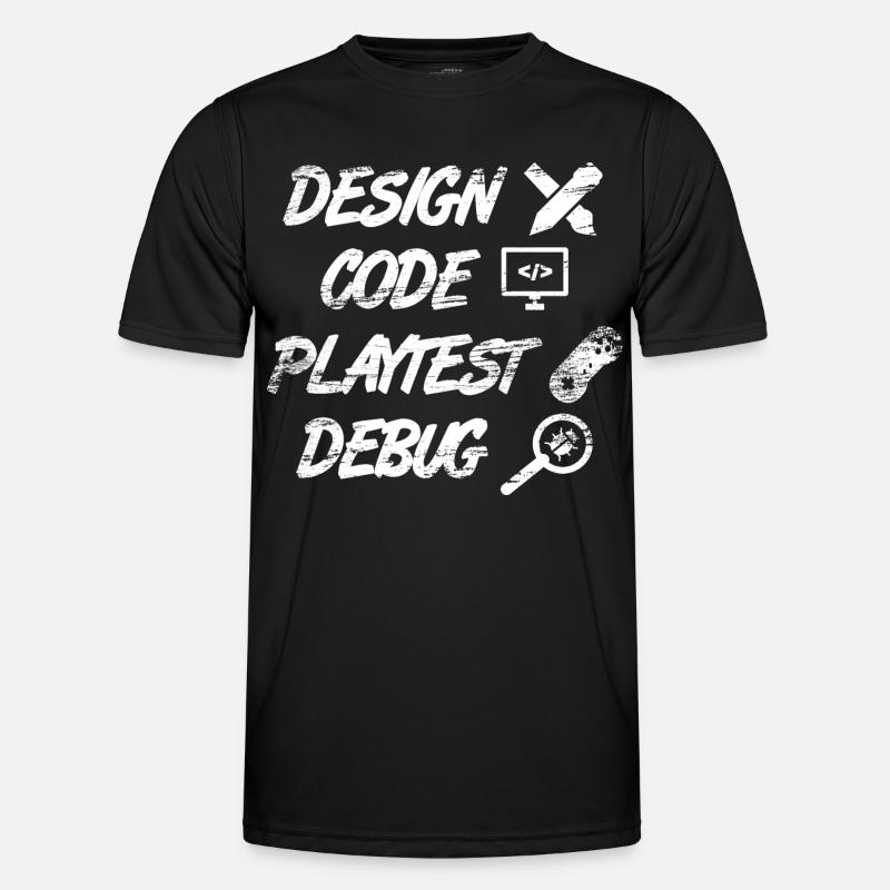 Spieleprogrammierung - Männer Funktions-T-Shirt - Schwarz