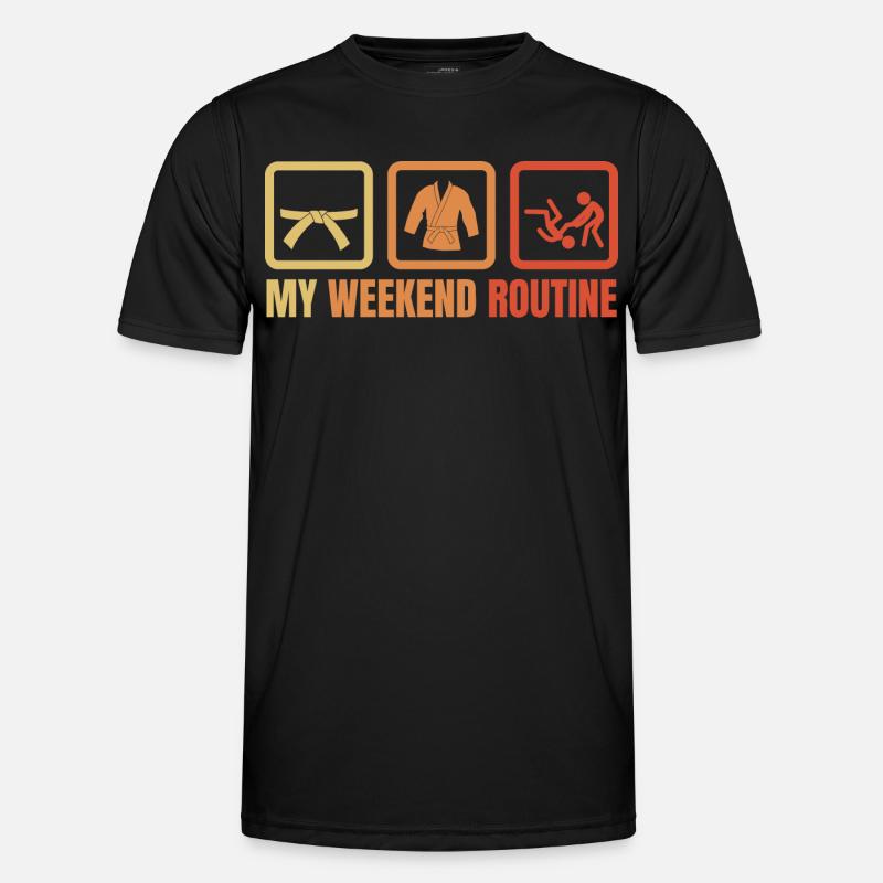 Judo Routine T-shirt sport Homme