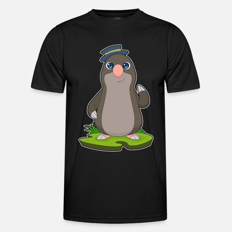 Mole Hat - Men's Functional T-Shirt - black