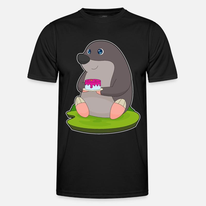Mole Cake - Men's Functional T-Shirt - black