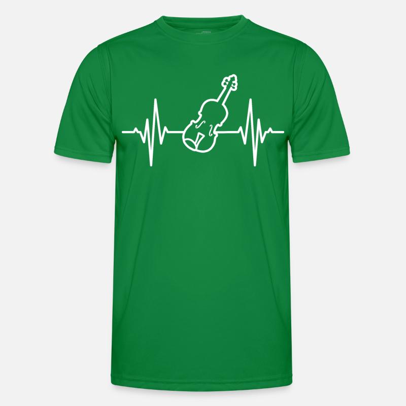 Violin Pulse Pulse Men's Functional T-Shirt
